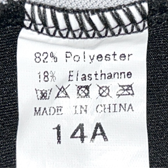 NWT Metallic Leotard Bodysuit Size 14 Girls - Picture 9 of 9